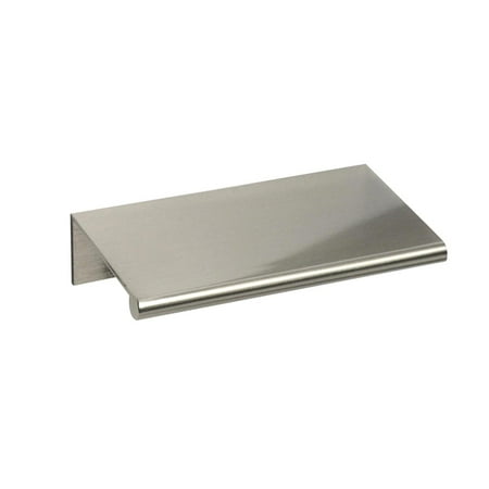 CKP #3306 Visions Collection 3 in. (76mm) Back Mount Finger Edge Pull, Brushed Nickel