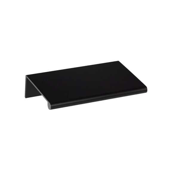 CKP #3306 Visions Collection 3 in. (76mm) Back Mount Finger Edge Pull, Matte Black