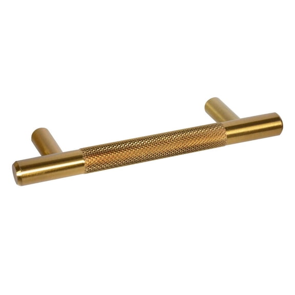 CKP #3485 Origins Collection 3-1/2 in. (89mm) Knurled Bar Pull, Amber Gold