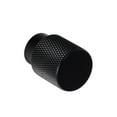 thumbnail image 1 of CKP #6500 Linear Collection 3/4 in. (20mm) Knurled Aluminum Knob, Gloss Black - 10 Pack, 1 of 4