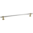 thumbnail image 1 of CKP #750 Charlotte Collection 18 in. (457mm) Appliance Pull, Acrylic/Satin Brass, 1 of 3