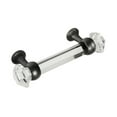 thumbnail image 1 of CKP #G-60 Elegance Collection 3 in. (76mm) Glass Pull, Clear with Oil-Rubbed Bronze Base, 1 of 4