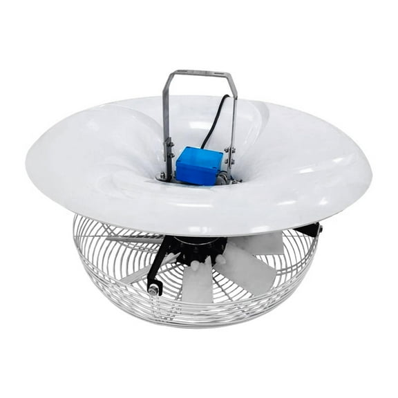 CKSFAN 120V Vertical Air Circulator Fan - Industrial Strength Axial Flow Technology for Greenhouses, Grow Tents & Warehouses, Energy Efficient Design with Wall/Ceiling Mount