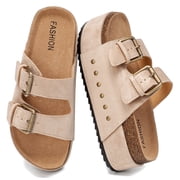 CKWLXQY Women's Platform Slides Sandals