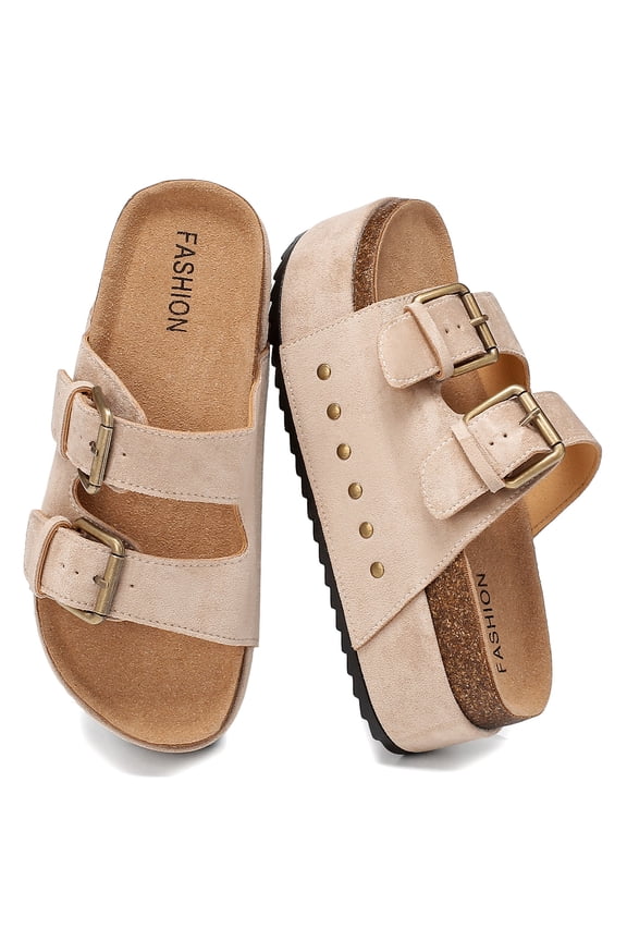 Women's Platform Slides Sandals