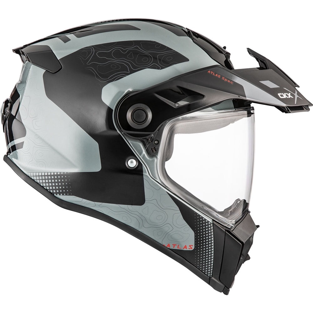 CKX Atlas Motorcycle Full Face Helmet Bedrock Gray Grey 514752