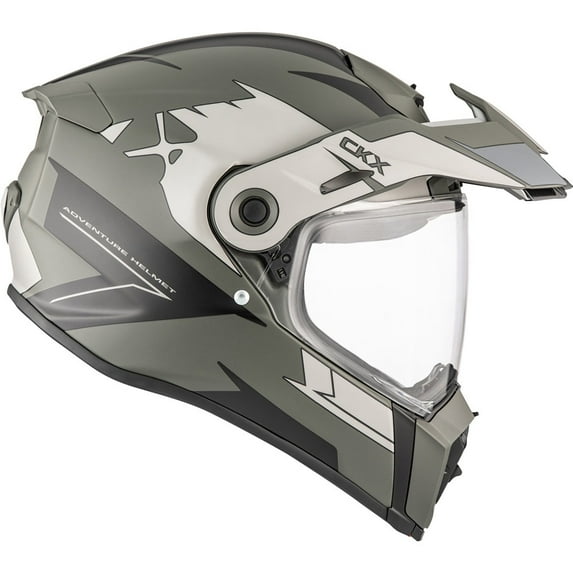 CKX Atlas Motorcycle Full Face Helmet Scorpio Gray Grey 514792