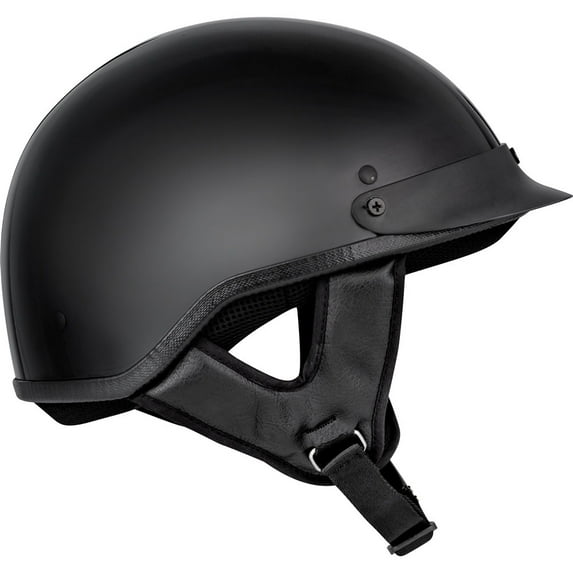 CKX Bullet Half Helmet Solid Durable Proclip Quick Release Mechanism Black FMVSS 218 - 503604