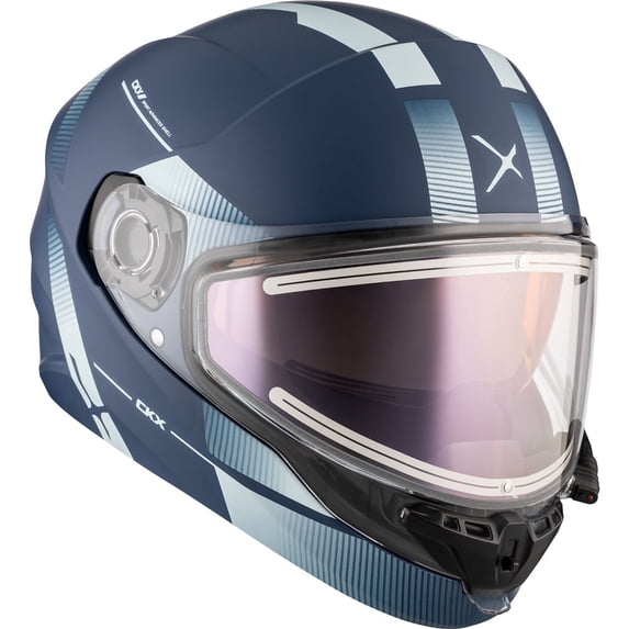 CKX Contact Full Face Snowmobile Helmet Edge Matte Blue 515435