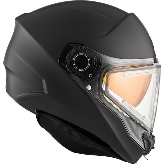 CKX Contact Full Face Snowmobile Helmet Solid Matte Black 515354