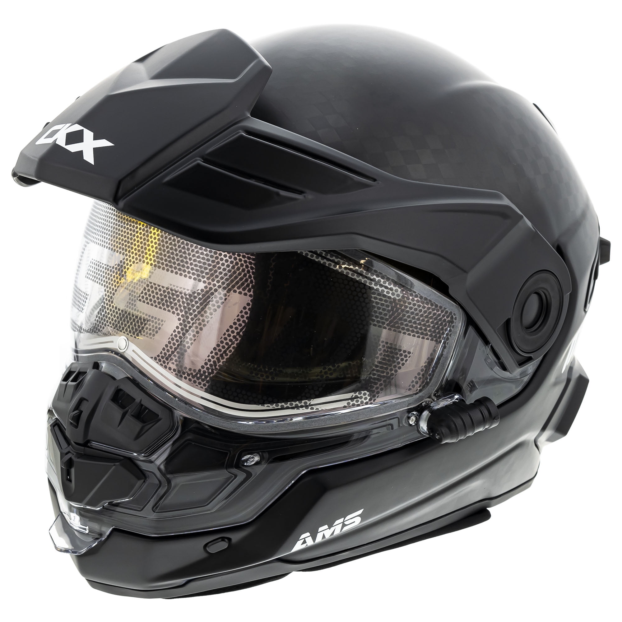 CKX Mission AMS Dual Sport Carbon Fiber Helmet w/ Electric Shield 3XL (2024)