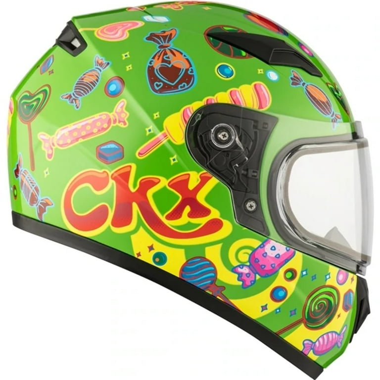 CKX RR519Y Unisex Candy Full Face Snowmobile Helmet GR XL