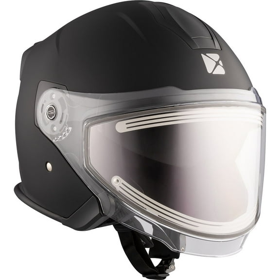 CKX Razor Open Snowmobile Helmet Matte Black 509145