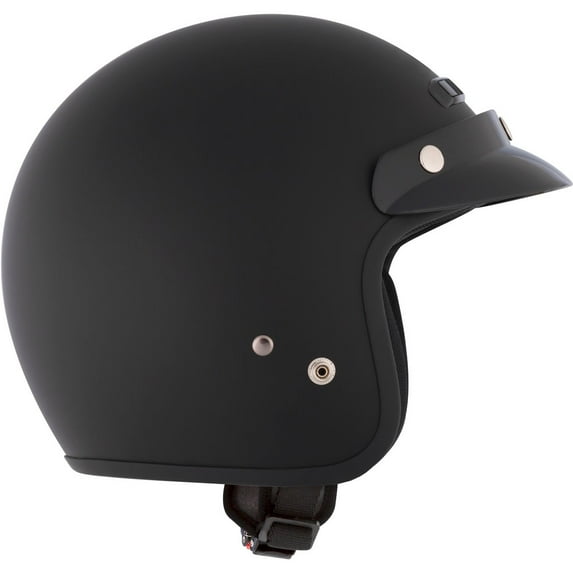 CKX VG200 Open Face Street Helmet Solid Matte Black 349716