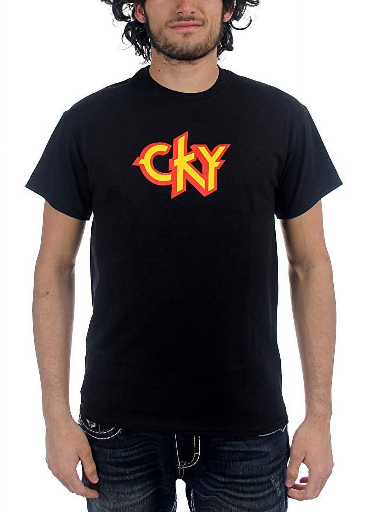 ヴィンテージ✨CKY Tシャツ クラシックロゴ ブルー CKY-Classic-Logo-