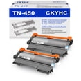 thumbnail image 1 of CKYHC High Yield Toner Cartridge TN450 Replacement for Brother TN450 TN-450 TN420 TN 420 Compatible HL-2270DW MFC-7360N MFC-7860DW MFC-7460DN MFC-7460DN DCP-7065DN (2 Black), 1 of 6
