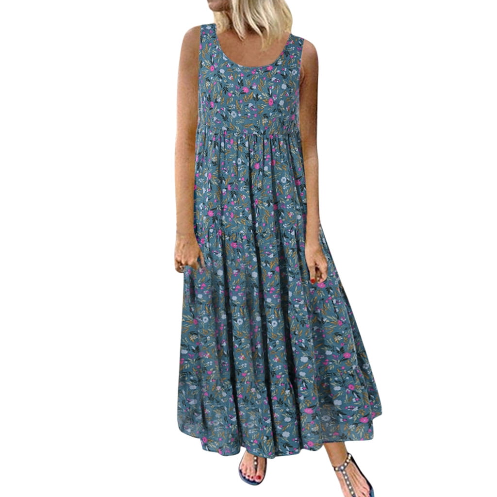 Maxi Sun Dress With Pockets