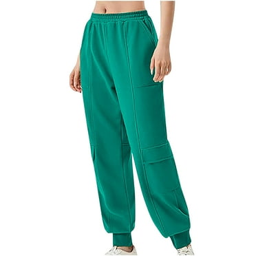 CKpwisy Womens Cargo Sweatpants Oversized Low Rised Joggers Comfortable Workout Running Trousers Fall Fashion Outfits Y2k Clothes 2025 with Pockets
