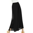 thumbnail image 1 of CKpwisy Womens Chiffon High Waist Palazzo Dressy Pants Summer Casual Baggy Palazzo Pants Flare Elastic Waist Trousers with Pocket Fashion 2025, 1 of 4