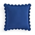 thumbnail image 1 of Coastal Living 18" x 18" Blue Scallop 100% Cotton Decorative Throw Pillow for Couch or Bed, 1 of 9