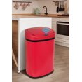 thumbnail image 1 of CL.HPAHKL 13 Gallon Kitchen Garbage Can Automatic Trash Can 13 Gallon Stainless Steel Trash Can Touch Free Bathroom Trash Can with Lid for Bathroom, Kitchen, Office, White, 1 of 7
