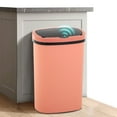 thumbnail image 1 of CL.HPAHKL 13 Gallon Kitchen Trash Can, Motion Sensor Trash Can 50 Liter High-Capacity Automatic Trash Cans Touchless Broken-Resistant Plastic Garbage Can with Lid for Home Kitchen Office (1, Pink), 1 of 11