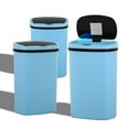 thumbnail image 1 of CL.HPAHKL 13 Gallon Trash Can with Lid, Automatic Trash Can Touchless Motion Sensor Trash Can 50 Liter High-Capacity Broken-Resistant Plastic Garbage Can for Home Kitchen Office (3, Blue), 1 of 11