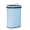 thumbnail image 1 of CL.HPAHKL 13 Gallon Trash Can with Lid, Automatic Trash Can Touchless Motion Sensor Trash Can 50 Liter High-Capacity Stainless Steel Garbage Can for Home Kitchen Bathroom Bedroom Office, Blue, 1 of 8