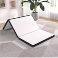 thumbnail image 1 of CL.HPAHKL 3 Inch Tri-fold Memory Foam Mattress, Non-Slip Bottom Floor Mattress, Foldable Mattress Topper with Washable Cover for RV, Camping, Travel, CertiPUR-US Certified (75" x 38" x 3", Twin）, 1 of 7