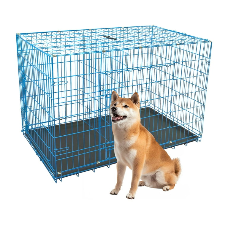 36 inch dog crate double door deals