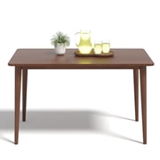 CL.HPAHKL 47 inch Dining Table for 4-6 Person, Small Rectangular Kitchen Table for Dinning Room, Kitchen, Living Room, Espresso