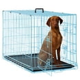 thumbnail image 1 of CL.HPAHKL 48 inch Pets Dog Cage for Large Dogs, Folding Dog Crates and Kennels Double Door, Pet Cage with Tray Pan for Large Animals, 1 of 7