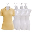 thumbnail image 1 of CL.HPAHKL 4PCS Female Mannequin Torso Dress Form Sewing Manikin Half Maniquin Body Hollow Back Body with Hanging Hook for Clothes Display Shows Photos or Design Sewing (27inch, White), 1 of 7