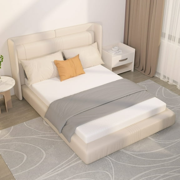 CL.HPAHKL 5 Inch Full Size Mattress, Gel Memory Foam Mattress Medium Firm Bed in a Box, CertiPUR-US Certified, Cooling Sleep & Pressure Relief for Kids/Adults, Fiberglass Free