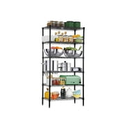 CL.HPAHKL 6 Tier Wire Shelving Unit, Metal Adjustable Storage Rack Heavy Duty 6 Layer Shelf Rack 1500 LBS Capacity Wire Shelving Rack for Restaurant Garage Pantry Kitchen