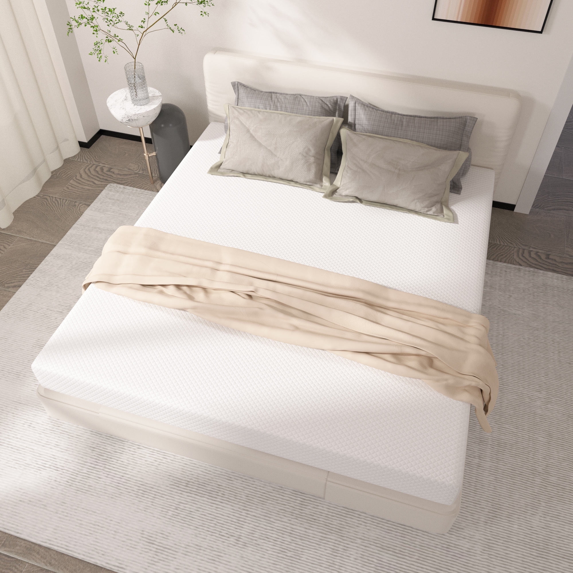 CL.HPAHKL 8 Inch California King Mattress, Medium Firm Bed in a Box ...