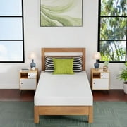 CL.HPAHKL Adult 6 Inch Detachable Zipper Cooling Gel Memory Foam Twin Mattress with Cover