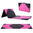thumbnail image 1 of CL.HPAHKL Cheer Mats Tumbling Mat for Gymnastics for Home 10ft Long, Gym Folding Exercise Mats with Carrying Handles for Indoors Folding Exercise Mat for Yoga,Stretching,Workouts, 1 of 7