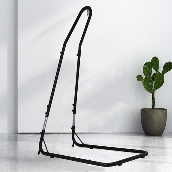 CL.HPAHKL Hammock Chair Stand Only, Adjustable Height Hammock Swing Stand with Spring Hook, 440LBS Capacity Multi-Use Sturdy Hanging Stand for Outdoor Indoor(No Hammock Chair)