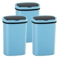 thumbnail image 1 of CL.HPAHKL Kitchen Trash Can 13 Gallon, Touchless Automatic Garbage Can with Lid, Motion Sensor Trashcan for Kitchen Bathroom Office, 3 Pack, Blue, 1 of 6