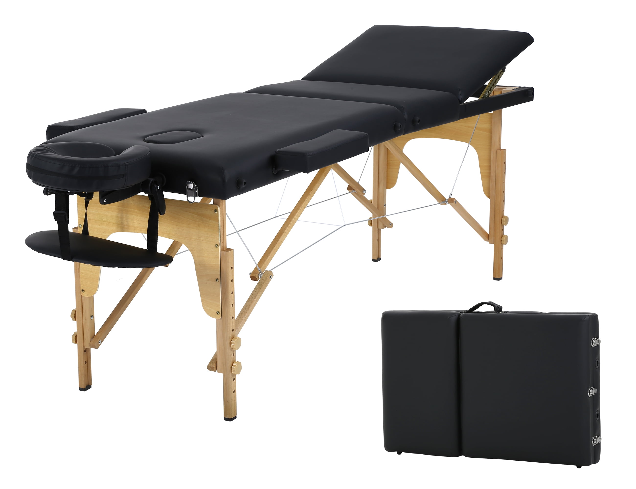 CL.HPAHKL Message Table Massage Bed Portable, 3 Folding Lightweight
