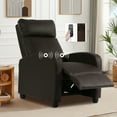 thumbnail image 1 of CL.HPAHKL Recliner Massage Chair, Living Room Recliner Chair with Thick Seat Cushion and Lumbar Support Home Theater Recliner with Massage Single Sofa Chairs for Living Room Bedroom, Brown, 1 of 7