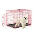 CL.HPAHKL Small Wire Dog Crate, Folding Metal Dog Kennel Double Door