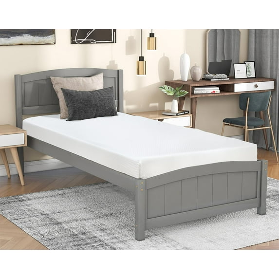 CL.HPAHKL Twin Size 12 Inch Gel Memory Foam Mattress, Medium Firm Cooling Mattress for Kids, Pressure Relief & Cool Sleep, CertiPUR-US Certified, Fiberglass Free, Bed in a Box