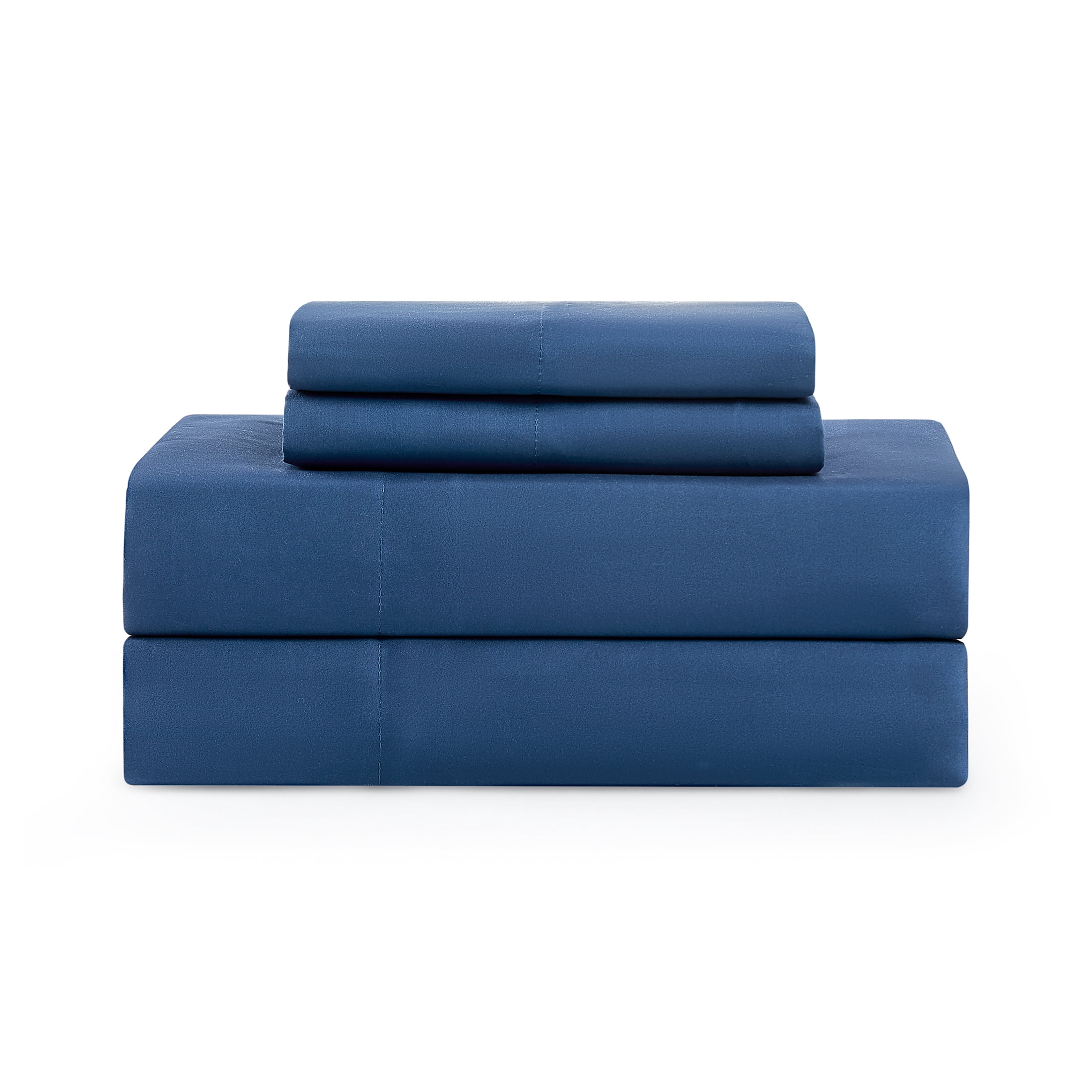 Coastal Living 4-Piece Blue Soft Brushed Microfiber Luxury Cooling Sheet Set, King