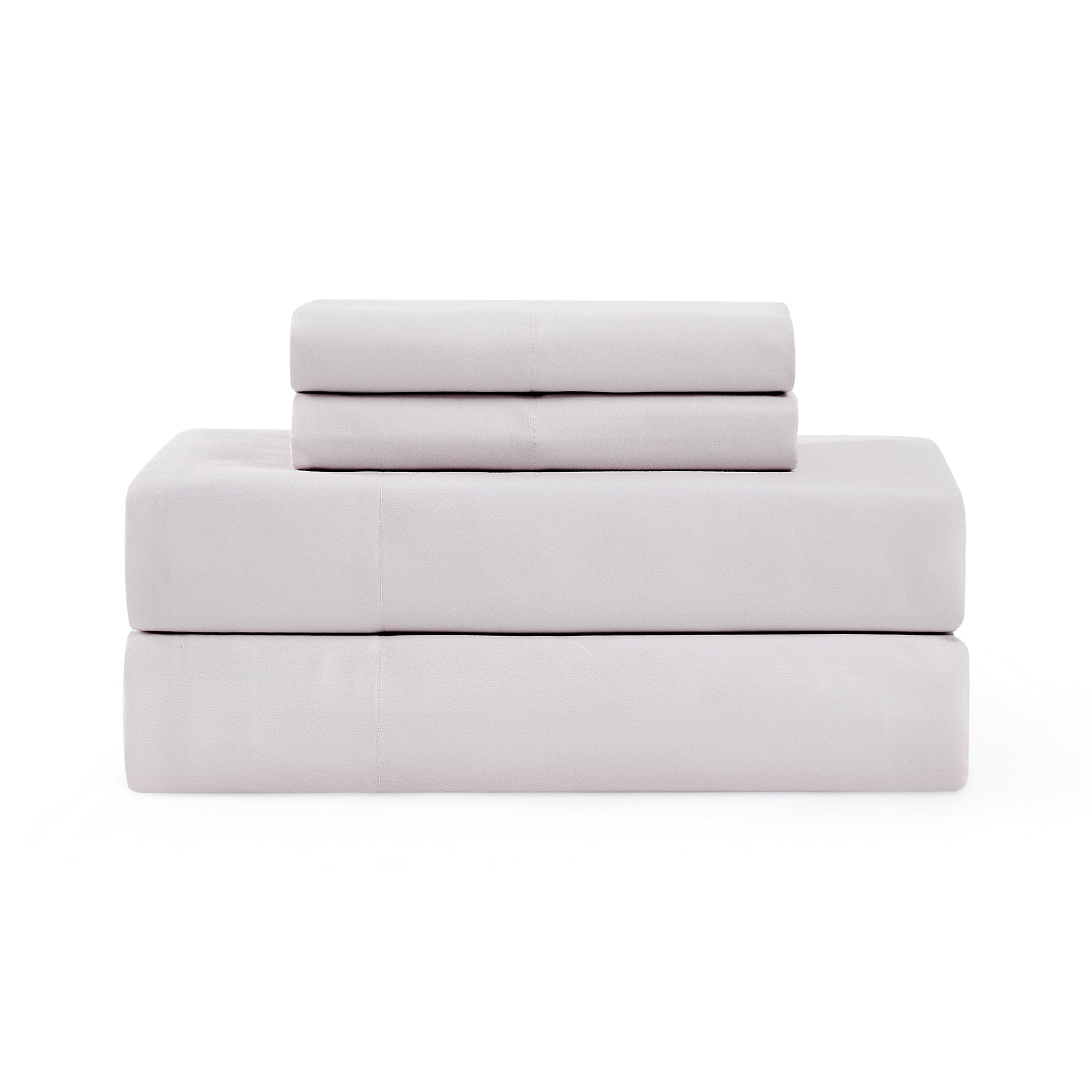 Coastal Living 4-Piece Ivory Soft Brushed Microfiber Luxury Cooling Sheet Set, Queen