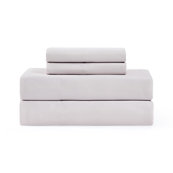 Coastal Living 4-Piece Ivory Soft Brushed Microfiber Luxury Cooling Sheet Set, Queen
