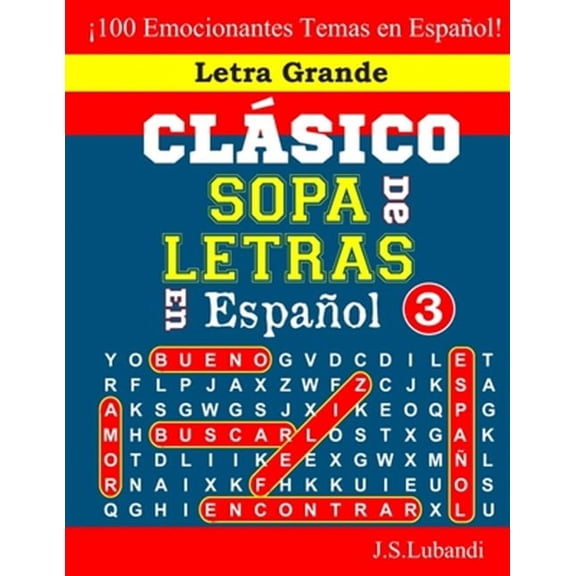 CL?SICO SOPA De LETRAS En Espa?ol; 3