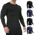 thumbnail image 1 of CL convallaria 4 Pack Men Athletic Shirt, Quick-Dry Workout Shirts for Men with Long Sleeve, Cooling Comfort Rash Guard for Sports & Gym, 1 of 9