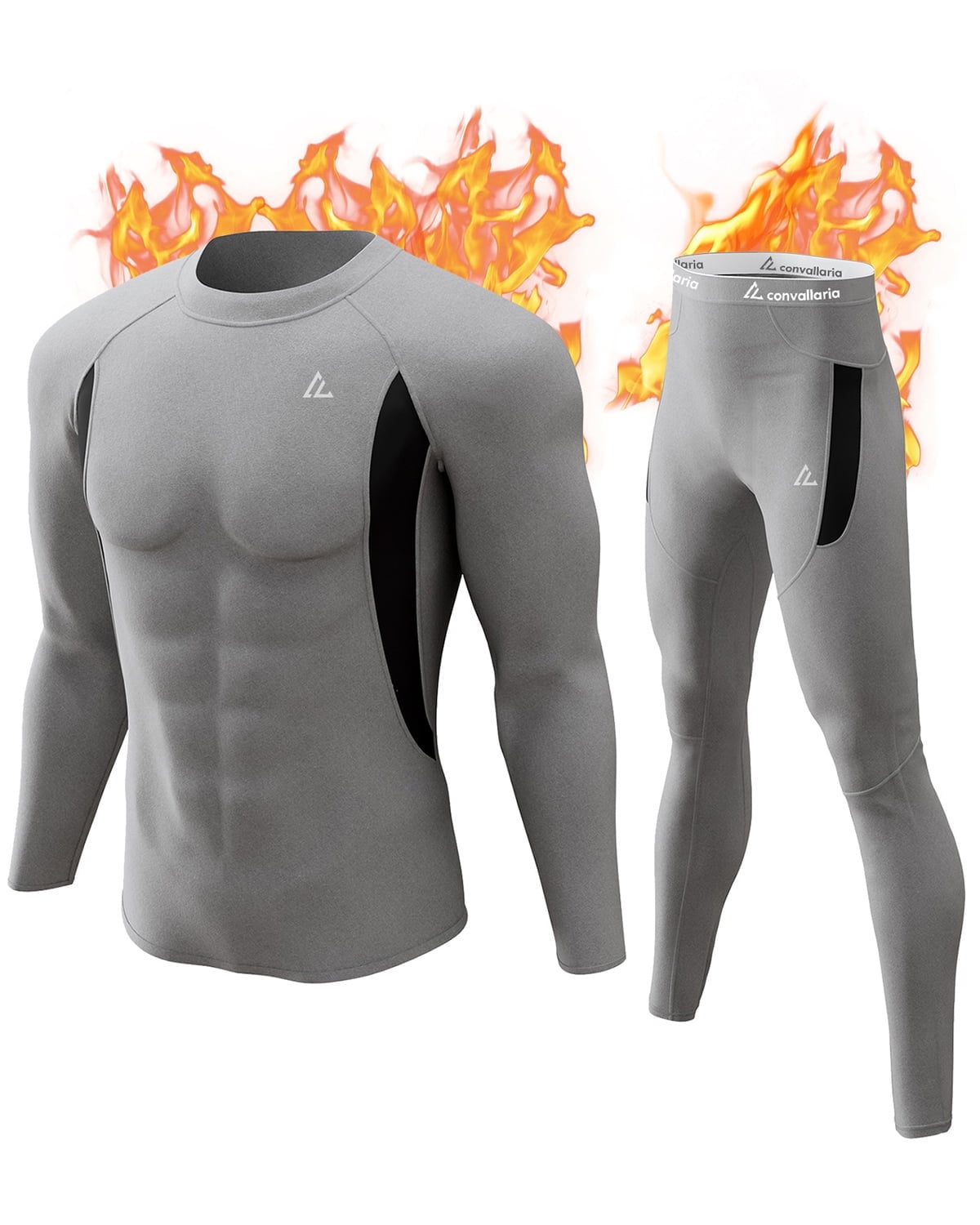 UNIQUEBELLA Conjunto De Ropa Interior Térmica Para Hombre, Parte Superior Y